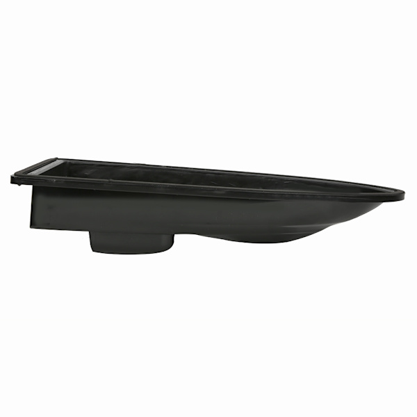 Svart bottenskal för Flytec V007 trådlös fiskebete båt fiskfinder tillbehör