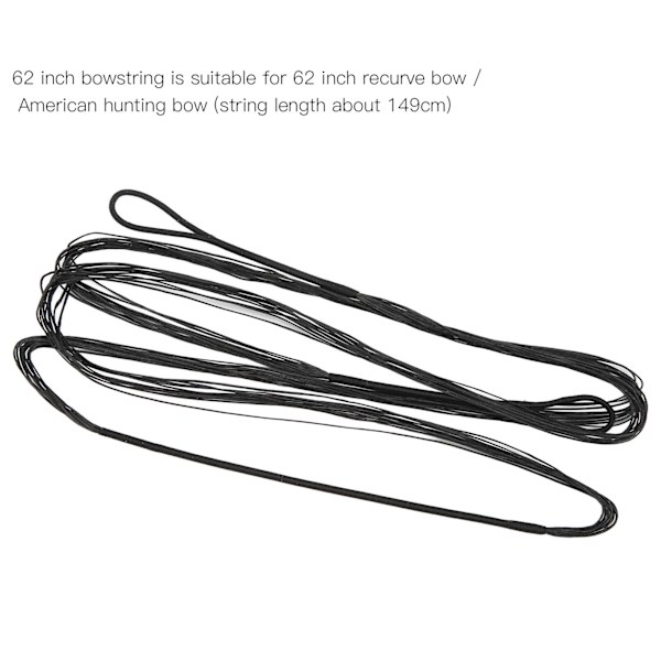 12 Strenge Bueskytte Bue Streng Udskiftning til Recurve Bue Amerikansk Jagt Bue Tilbehør 62 Tommer