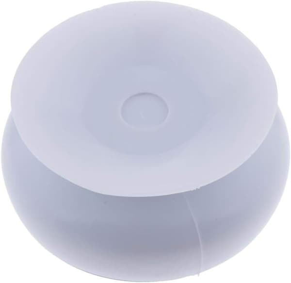 Dusch Badrum Vägg Sugklocka Vattentät Tidsvisning Heminredning Vit 75x35mm