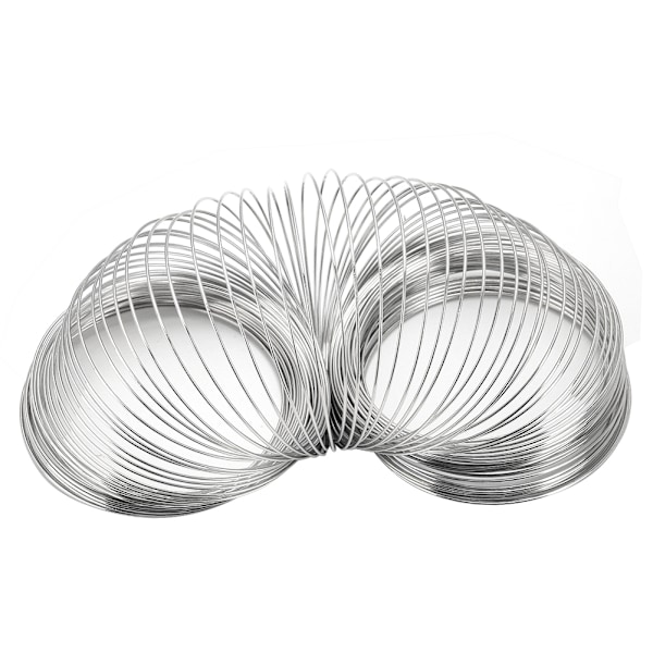 100 st Loops 55 mm Diameter Minnestråd Armband DIY Smycken Armband Tillverkning Tillbehör