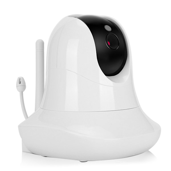 3,5 tommers PTZ Zoom Baby Monitor med toveis intercom, temperaturdeteksjon, nattvisning, vuggesanger, EU 100-240V