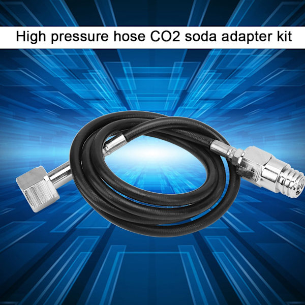 1,5 m Högtrycksslang CO2 Sodavatten Adapter Kit W21.8-14 TR21.4 Gänga