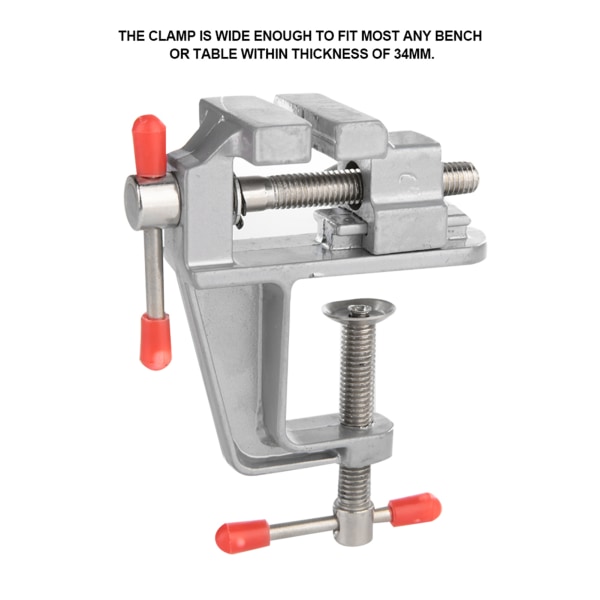 Mini Plain Vise Univeral Table Bench Clamp Smycken DIY Reparationsverktyg