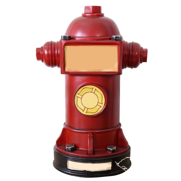 Piggy Bank Retro Fire Hydrant Piggy Bank Fire Hydrant Money Coins Box Unique Money Savings Jar Home Decoration Red