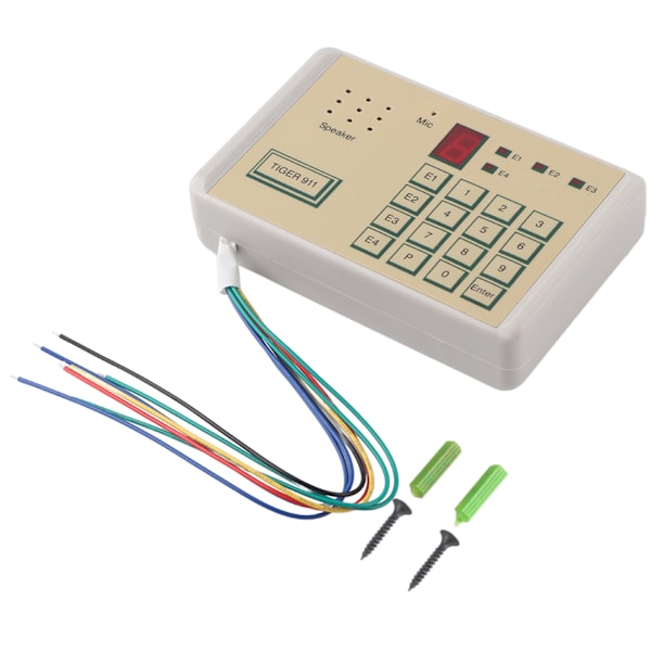 Kablet telefon stemme auto dialer indbrud sikkerhed hus alarm system