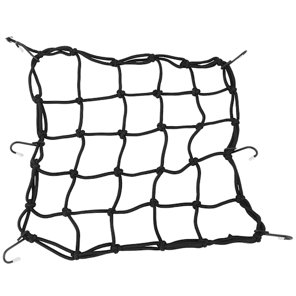 Moottoripyörän pyörän polkupyörän matkatavarat Kypärä Cargo Net Varastointilaukku Mesh Web 6 koukulla