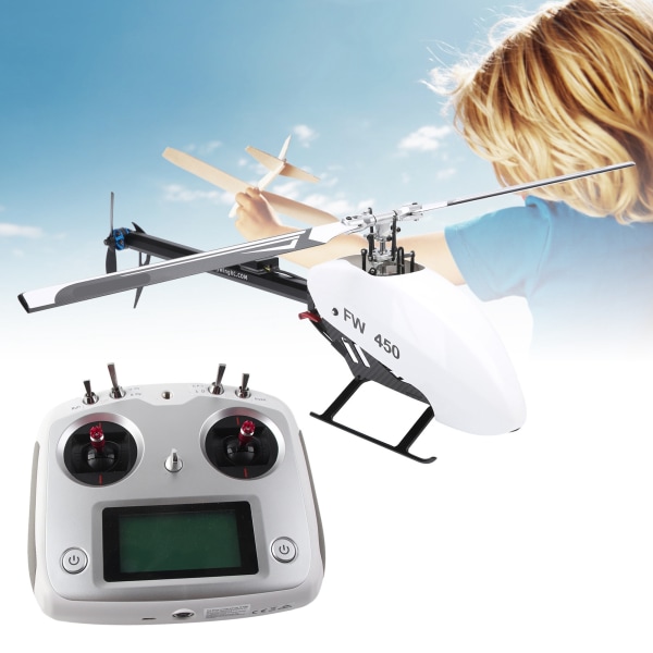 FW450 6CH FBL 3D Flygande GPS Höjd Håll en knapp Retur RC Helikopter 100‑240V US