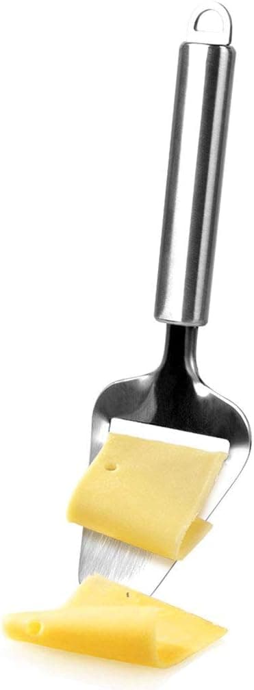 Klassisk osteskærer i rustfrit stål med kraftigt blad til hårde og bløde oste