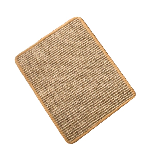 Cat Scratch Mat Förhindra halka Reptåligt möbelskydd Sisal Cat Scratching Pad för soffa Vägggolv L med spik (80x50cm / 31,5x19,7in)