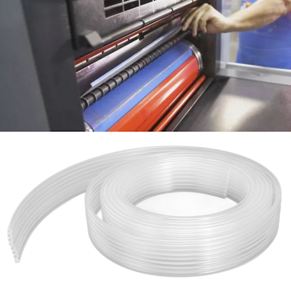 Blåckstråle UV-skrivare flexibel slangersättning för lösningsmedelsbaserade färgämnespigmentfärger 4 mm OD 3 mm ID 8 rader 5 meter