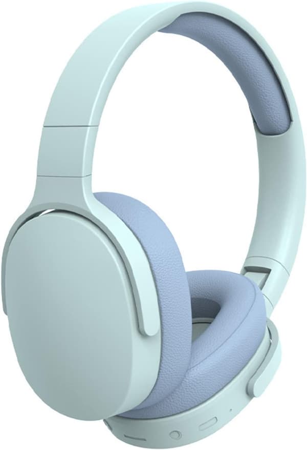 Trådløst Bluetooth-headset Reduktion Justerbart Trådløst Headset Bluetooth 5.1 Stereo Over-Ear til Sport Blå