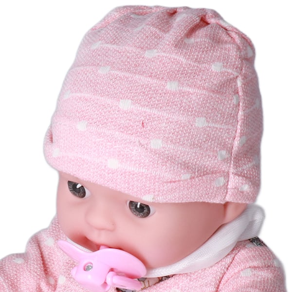 Realistisk Genfødt Babydukke Fashion 12in Vaskbar Hvid Pige Blød Krop Legetøj til Børn FødselsdagsgaveQ12G-002C-026 Grå