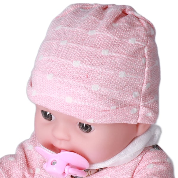 Realistiskt Reborn Baby Doll Mode 12-tums tvättbar vit flicka mjuk kroppsleksak för barn FödelsedagspresentQ12G-002C-026 Grå