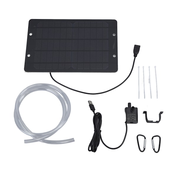 Aurinkopaneelinen suihkulähdepumppu 6V 10W USB-aurinkopaneelinen suihkulähdepumppu lintukylpyyn puutarhaan takapihan altaaseen