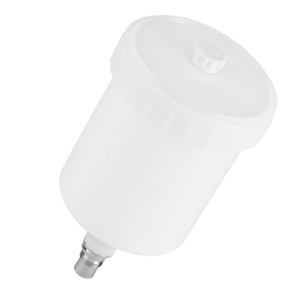 Plastikkop Luft Tyngdekraft Maling Pot Trådforbindelse til Sprøjtepistol Værktøj 600ml Kapacitet