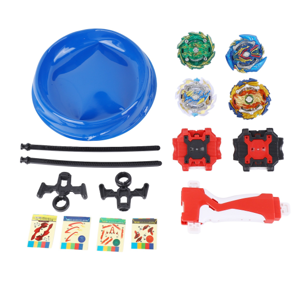4 i 1 Rotasjonsgyroskop-leketøy 2 Launchers Avtakbart Gyroskop-leketøy Racing Game for Kids