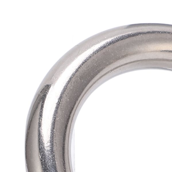Hitsattu O-rengas Ruostumaton teräs Hitsattu pyöreä rengas Navigointiin Sukellusverkot ja Laukut 10x50mm