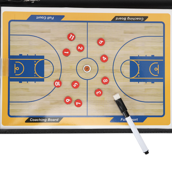 Colorful Folding PU Leather Waterproof Anti-skid Magnetic Coaches Basketball Board Tactics Teaching Display Plate