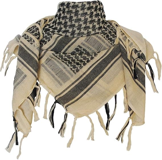 Bomulls Militær Shemagh Taktisk Ørken Keffiyeh Skjerf Wrap
