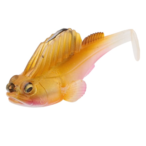 Silikon Gel Konstgjord Bionisk Fiskbete Lockbete Fiskeutrustning med Flash Paljetter 7CM 14g(SOO62-4)