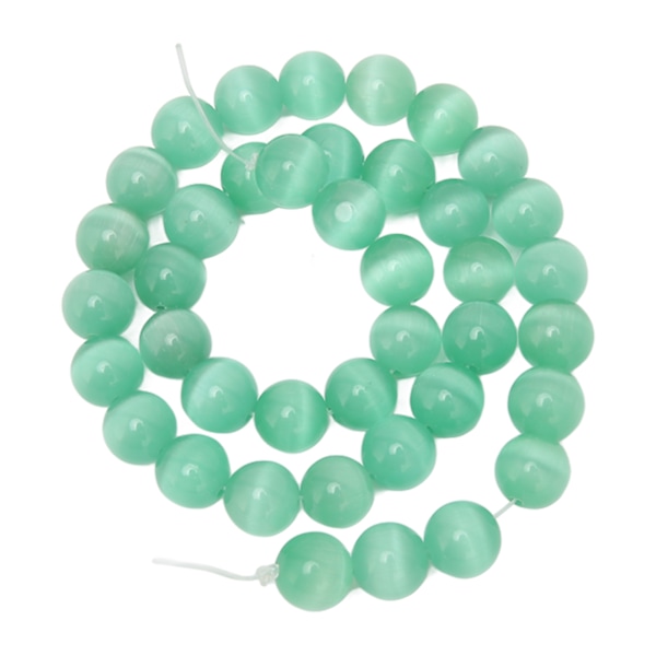 10mm Smycken DIY Runda Pärlor Utsökta Eleganta Natursten Pärlor för Armband Halsband TillverkningGrön Blå