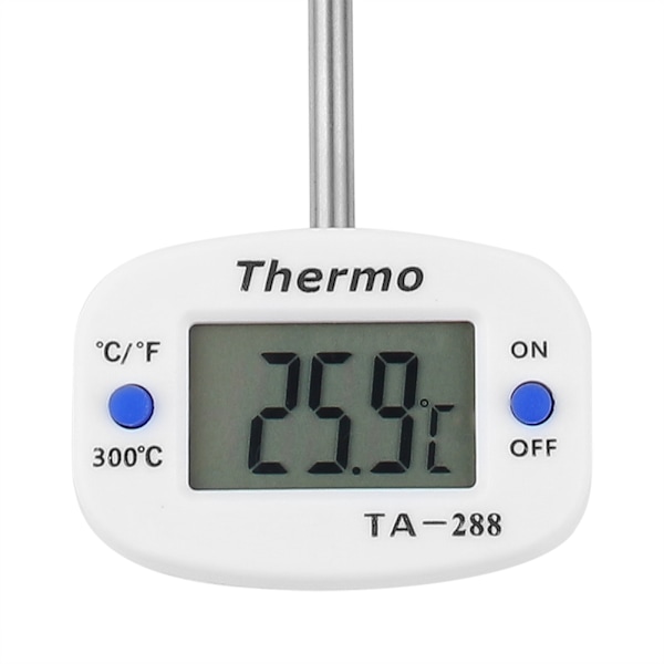 LCD Mat Termometer Sonde Kjøkken Matlaging BBQ Grill Melk Temp Tester