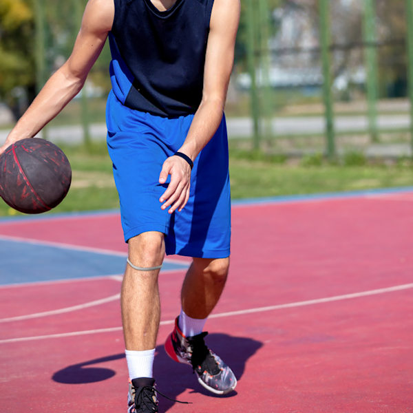 Tunnt patellabandage basketboll knäbandage patella knäbandage band gummiband knäskydd elastiskt fast skyddande band