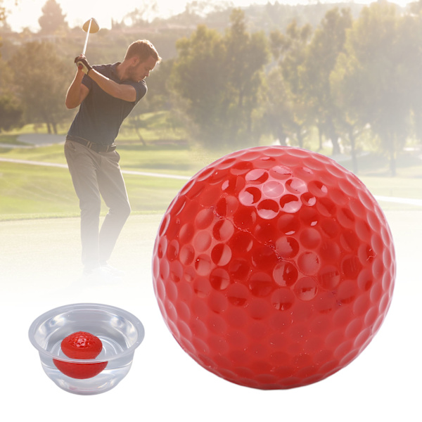 2 Lag Golf Flydende Bold Flyde Vand Række Udendørs Sport Golf Praksis Træningsbolde Rød