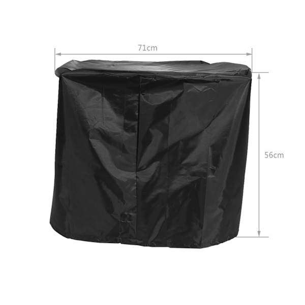 Utomhus BBQ Rund Vattentät Överdrag Grillöverdrag Grill Gas Dammskydd Regn 56x71cm