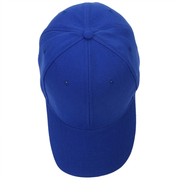 Justerbar Dame Mænd Udendørs Sport Løb Baseball Cap Hat (Blå)
