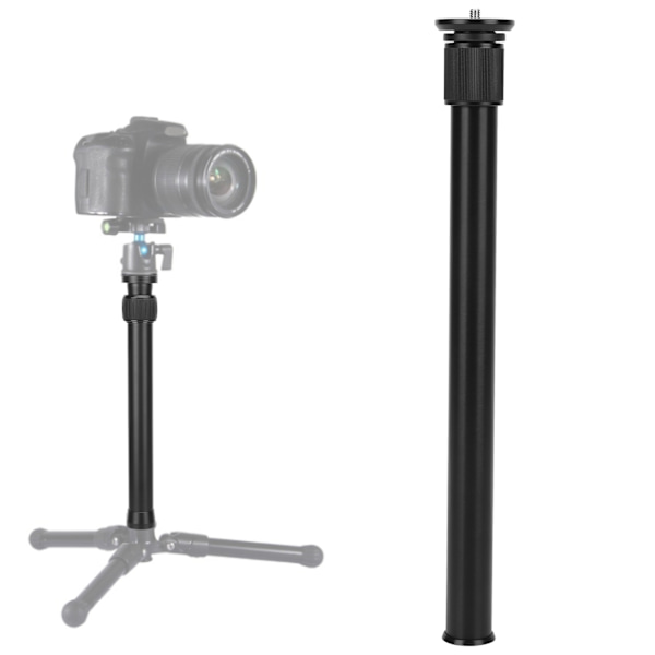 Universell 60 cm justerbar aluminiumlegering handhållen monopod bärbar förlängningskamerastång MC‑60 axelstång 1/4 tum