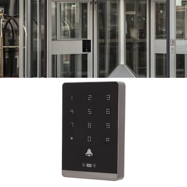 Tastaturberøring Adgangskontrolsystem ID-kort Baggrundsbelysning med Dørklokkeknap til Kontorbygninger Boliger