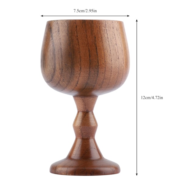 Hälsosam träkopp Elegant kaffevinsdricksmugg Multi trämugg