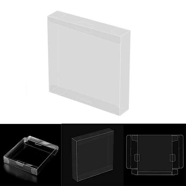 10 stk gjennomsiktig kassettdekselbeskytter for Nintendo Game Boy GBA-boks spill