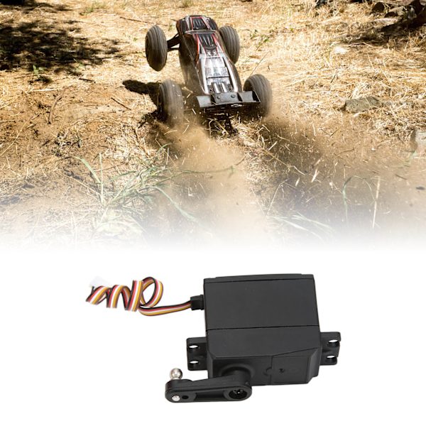 5-tråds styrservo med servoharm 104001‑1923 för Wltoys 104001 1/10 RC-bilreservdelar