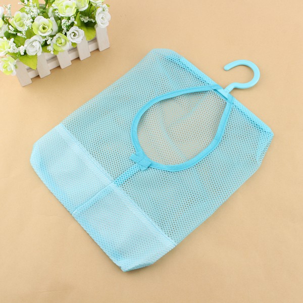 Kjøkken Baderom Hengende Oppbevaring Klesklype Mesh Bag Organizer Henger Hook