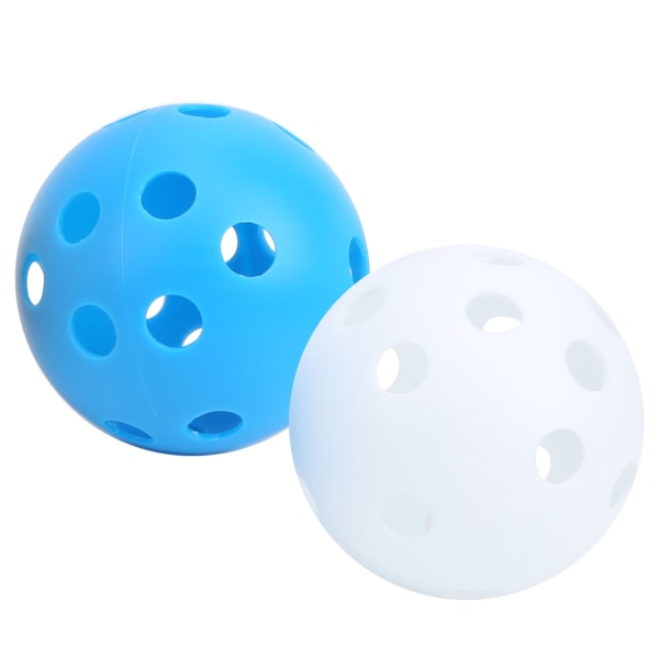 72MM 26-håls golfövningar ihåliga plastbollar Luftflödesbollar för svingträning