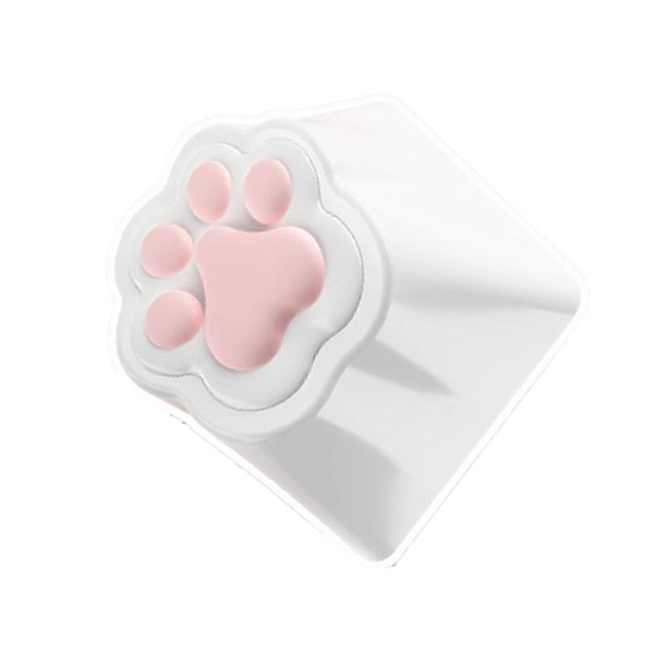 4 st kattkloknappar i mjuk silikon, ergonomisk design, universella, anpassade spelknappar, mekaniska knappar