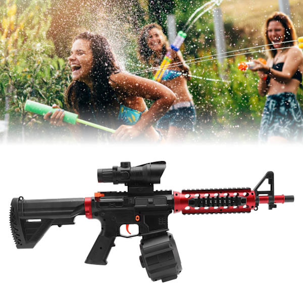 Geel Ball Shooting Toy - Sähköinen Splatter Ball Shooting Toy Geel Palloilla Manuaalinen ja Automaattinen Integrointi Ikä 14 Ylöspäin