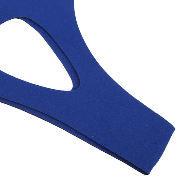 Anti-snork Triangle Belt Stopp Snorking Belt Søvnstøtte Stropp Natt Sovehjelp VerktøyBlå
