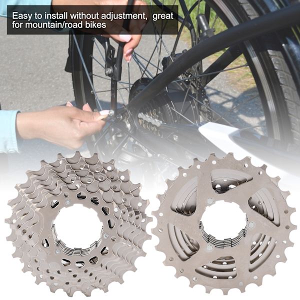 VG Sports Mountain/Road Bike 8 Speed Freewheel Bicycle 11‑25T Steel Cassette Flywheel