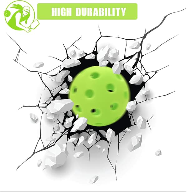 12-pack Pickleballbollar Utomhus 40 Hål Tränings Pickle Ball