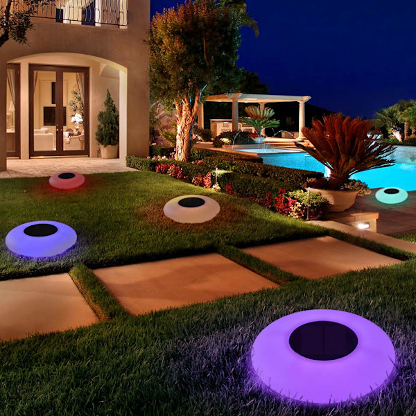 Flytande poolljus, uppgradera RGB-färgskiftande LED-poolbollar, vattentäta badleksaker, nattlampa för barn, perfekt för poolen