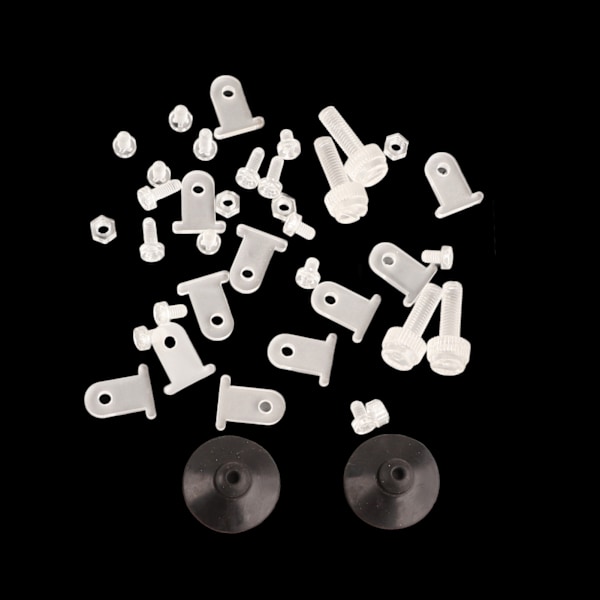 Akryl gennemsigtig fiskebeholder avlsisoleringsboks akvariumrugemaskine inkubatorholder(C)