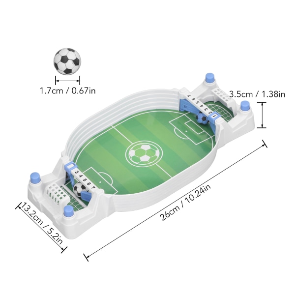 Bordfodboldspil Multiplayer Desktop Mini Fodboldspil Sæt Flipperspil Kit til Børn Børn Bordfodboldspil