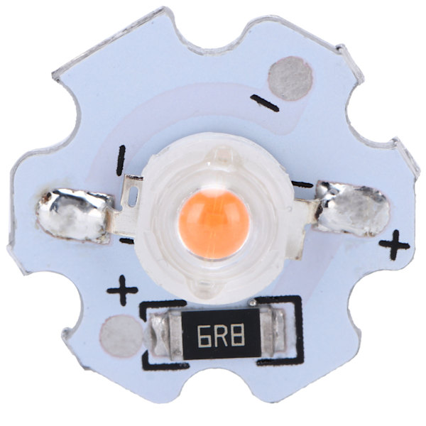 25 st 5V LED-chips 200LM 1W hög effekt LED-lampor pärlor för DIY-belysningsarmaturer rosa ljus 380‑840NM