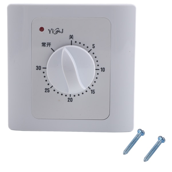 1 stk AC 220V 10A 30 min elektrisk tid nedtelling digital tid plugg timer bryter kontroll stikkontakt