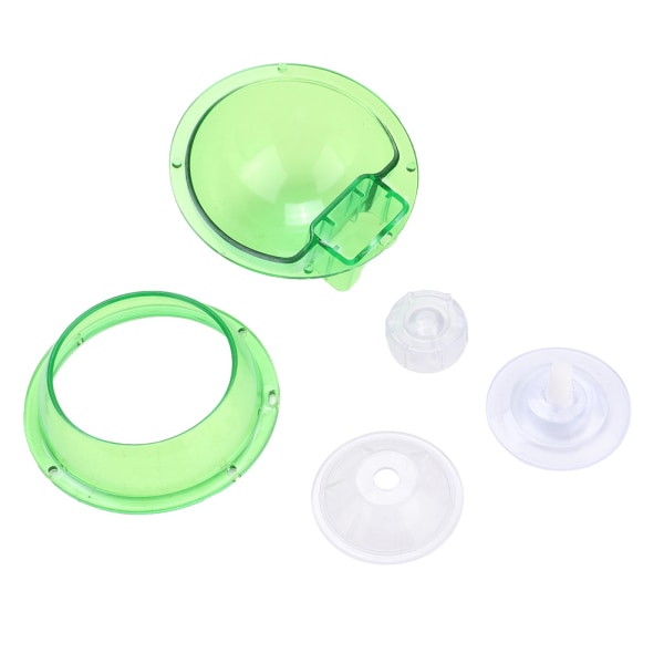 Plastic Durable Transparent Reptiles Suction Cup Feeder Bowl for Lizard Chameleon Gecko