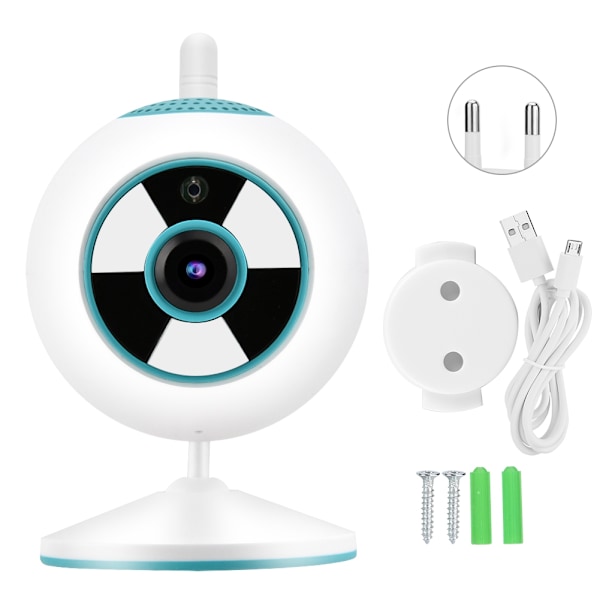 1080P WiFi CCTV Full Färg Nattseende Inomhus Hemövervakning Mini Säkerhets IP-kamera för Onvif 100‑240V