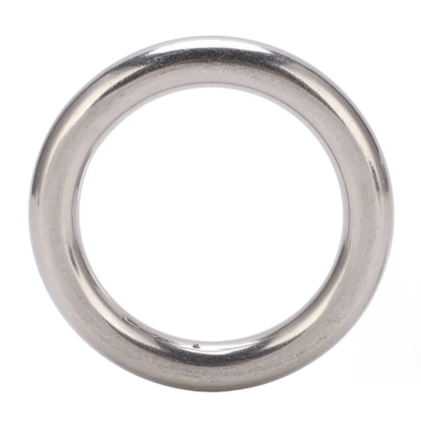 Welded O Ring Stainless Steel Welded Round Ring for Navigation Diving Hammocks and Bags10x50mm